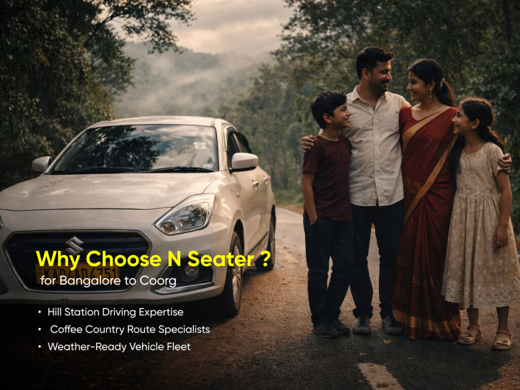 Bangalore to Coorg Cabs