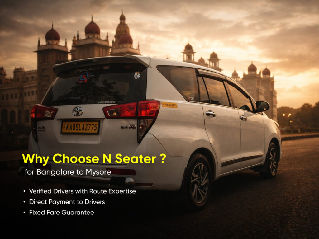 Bangalore to Mysore Cabs